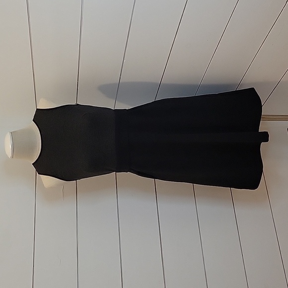 LOFT Ann Taylor size 0 little black dress mini two toned/textured black - Picture 1 of 5